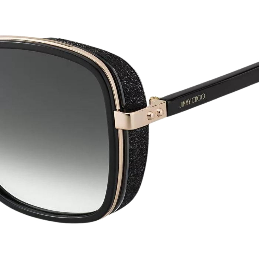 Jimmy Choo Elva 2M2 9O Black Sunglasses 54/20/130