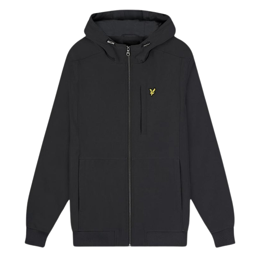 Lyle & Scott Branded Gunmetal Grey Softshell Jacket