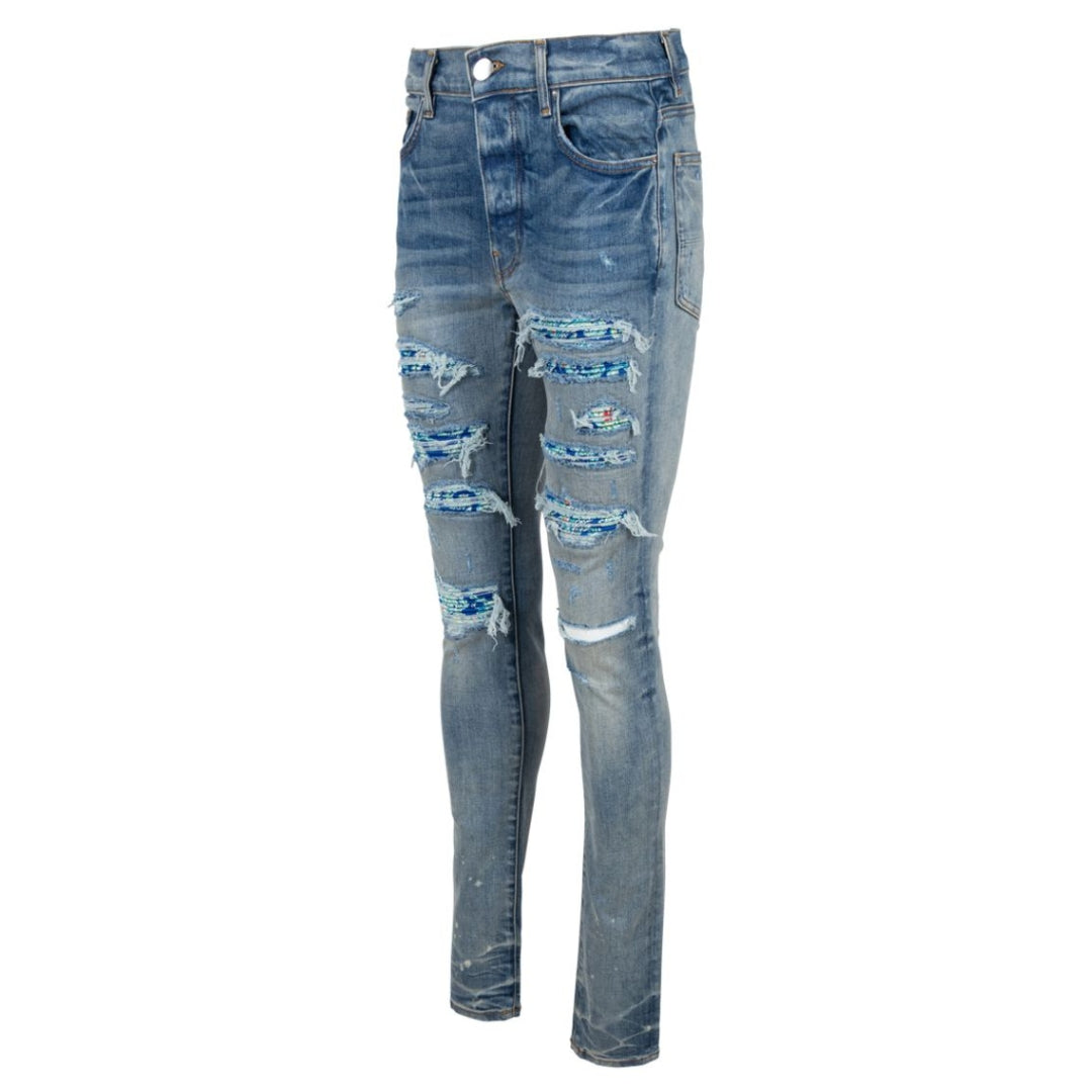 Amiri Mens Jeans Blue