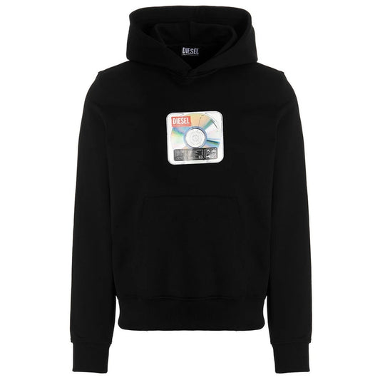 Diesel CD Logo Black Hoodie L