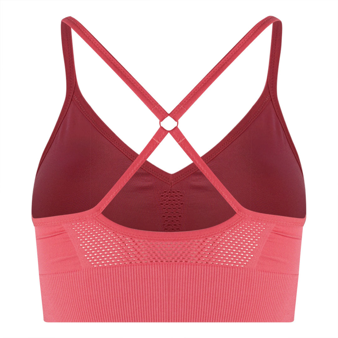 Nike Womens Cj5875 622 Sports Bra Pink