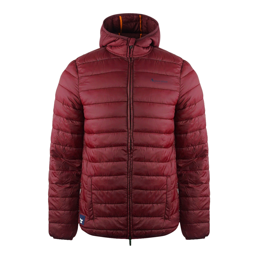 Aquascutum Mens Jk004 14 Jacket Bordeaux Red