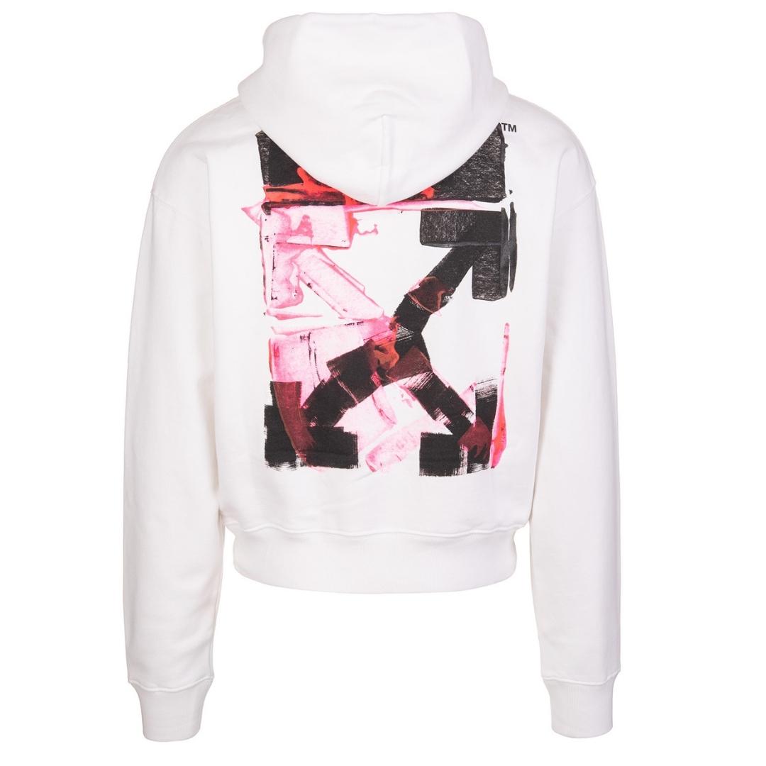 Off White Mens Hoodie Ombb037F21Fle0150132 White