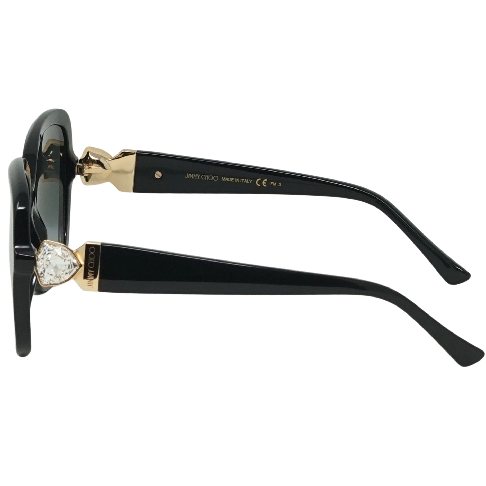 Jimmy Choo Womens Sadie 807 Sunglasses Black - Style Centre Wholesale