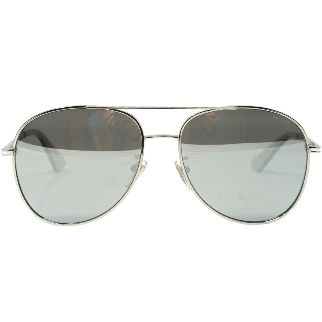 Police Spl777C 528X Sunglasses Silver